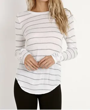 Indah Women's French Toast Long Sleeve Top | Kiss