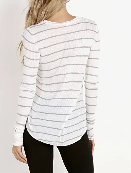 Indah Women's French Toast Long Sleeve Top | Kiss