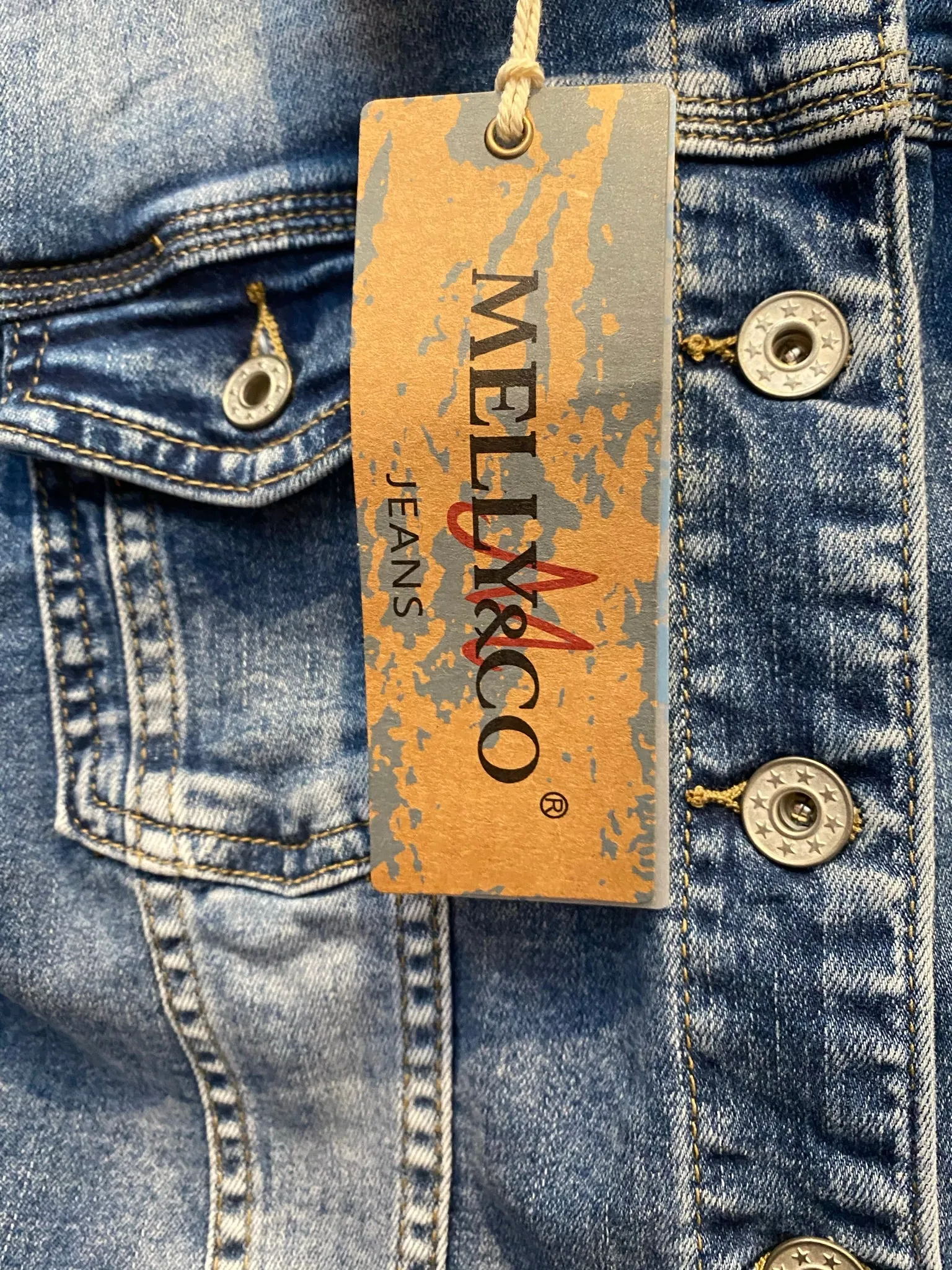 Indian Logo Melly & Co Denim Jacket