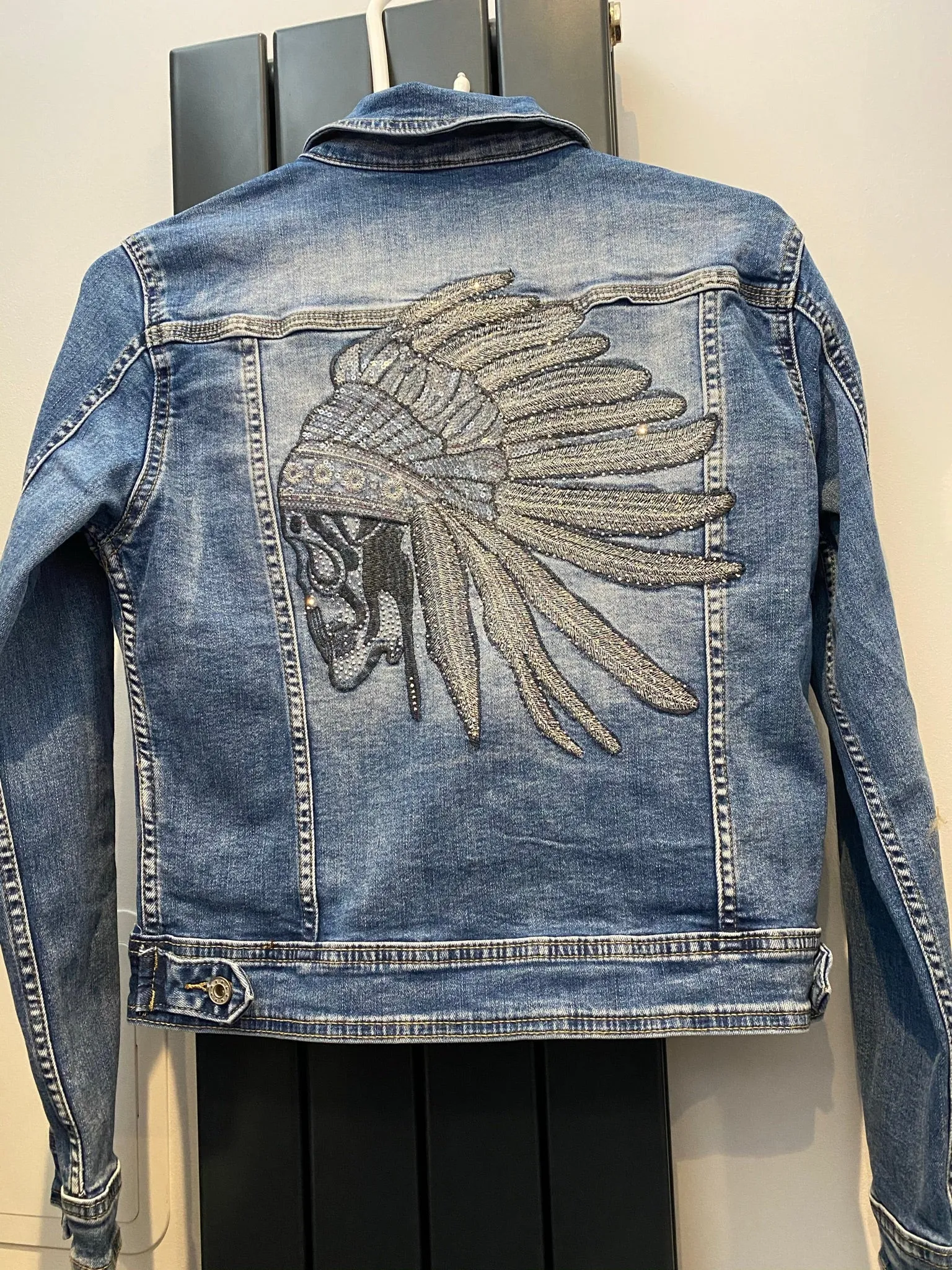Indian Logo Melly & Co Denim Jacket