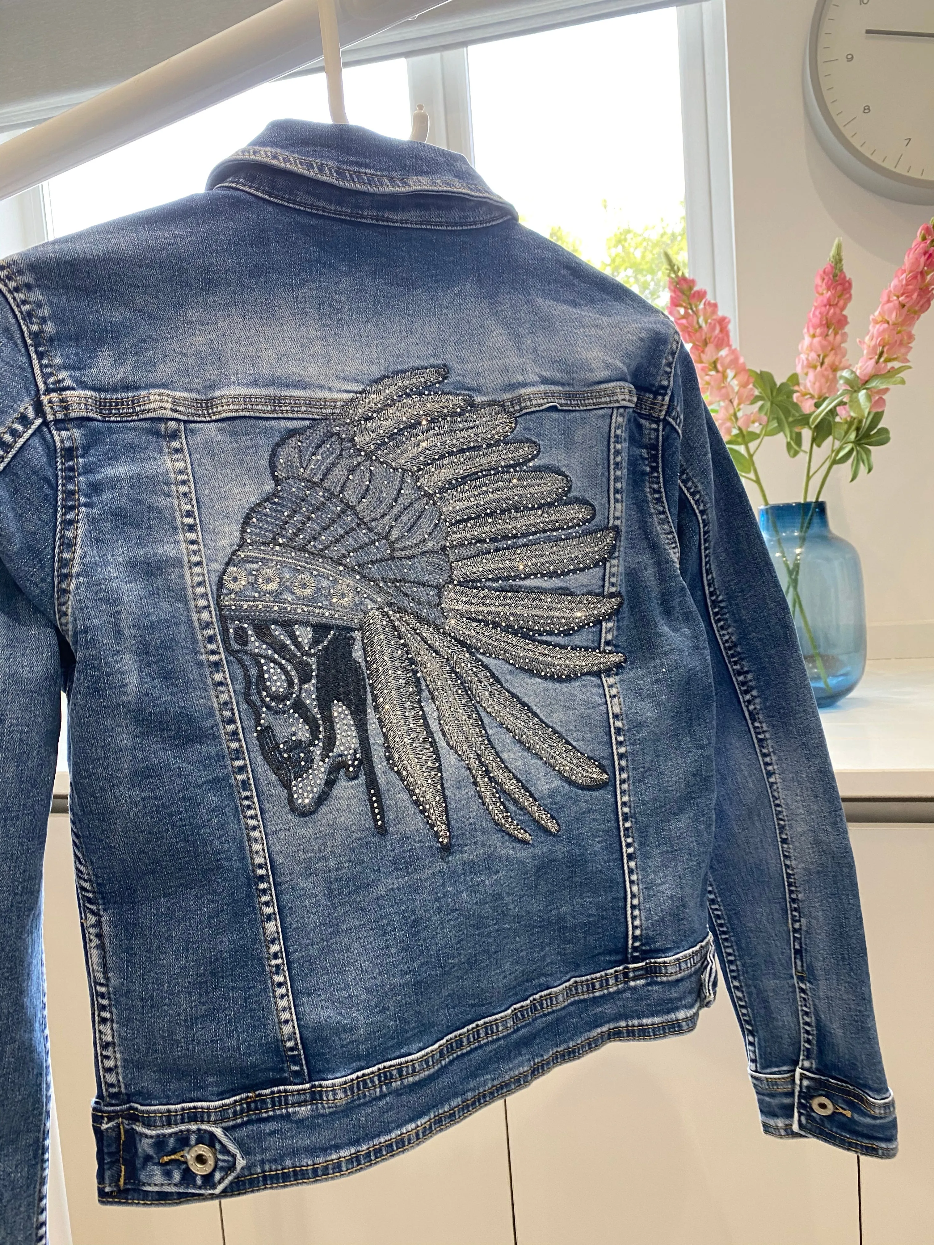 Indian Logo Melly & Co Denim Jacket