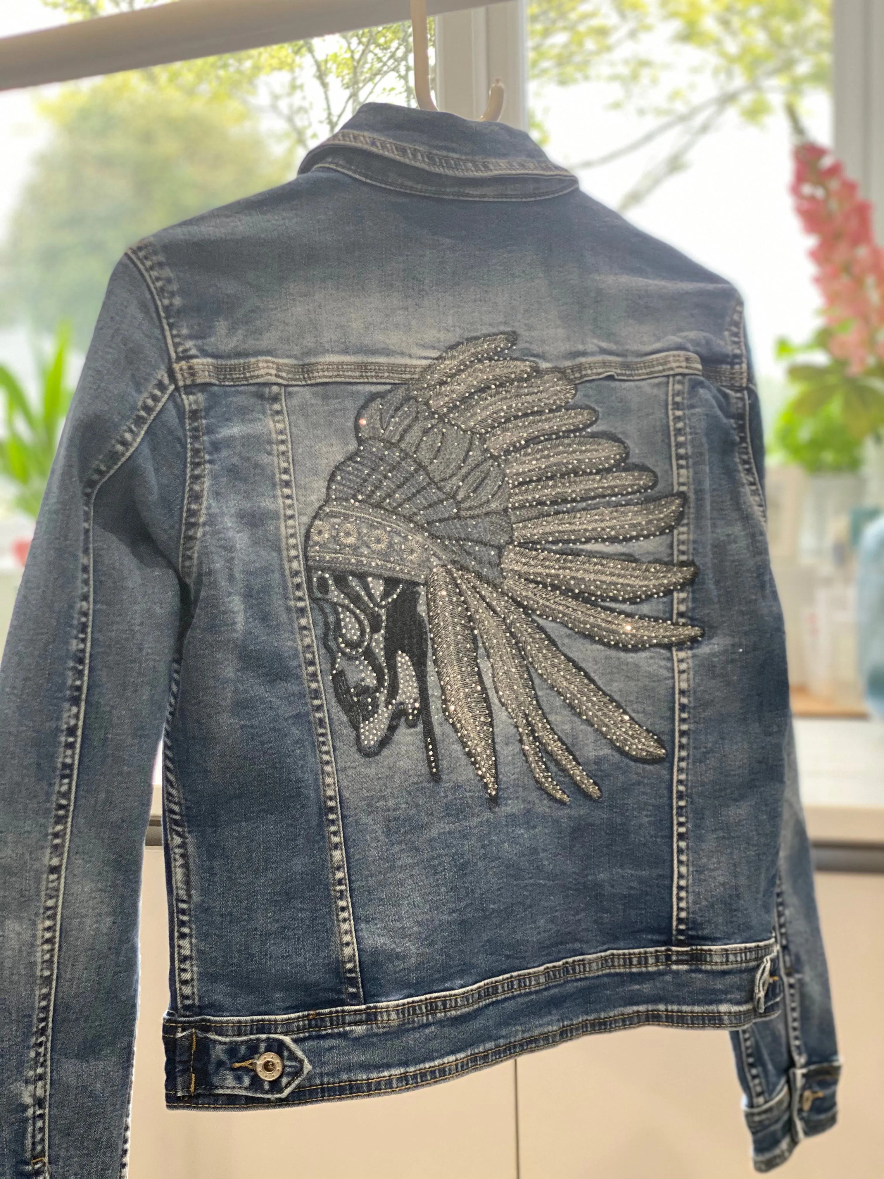 Indian Logo Melly & Co Denim Jacket