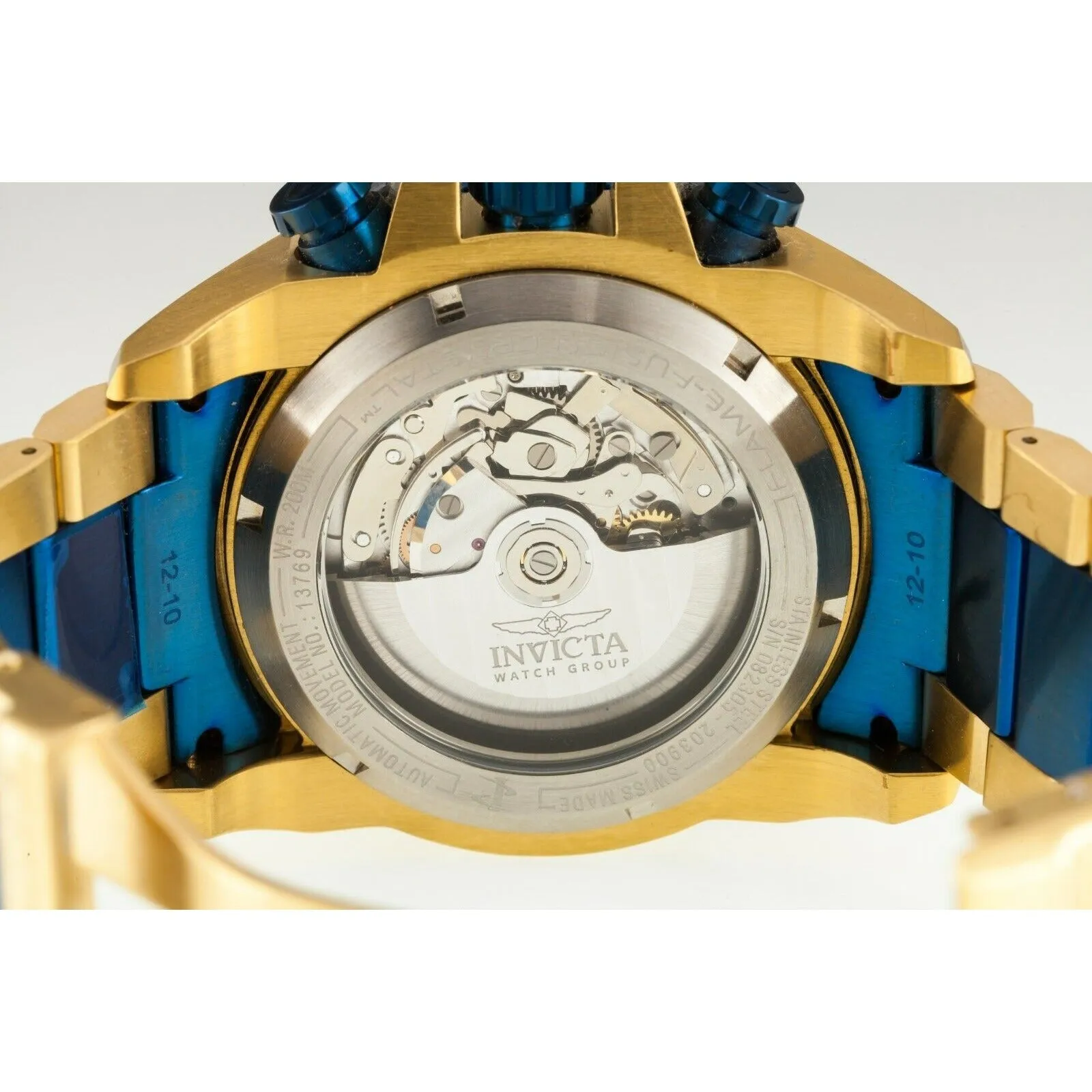 INVICTA 13769 Reserve Octane Swiss Automatic Movt. 52mm Watch MOP Dial!