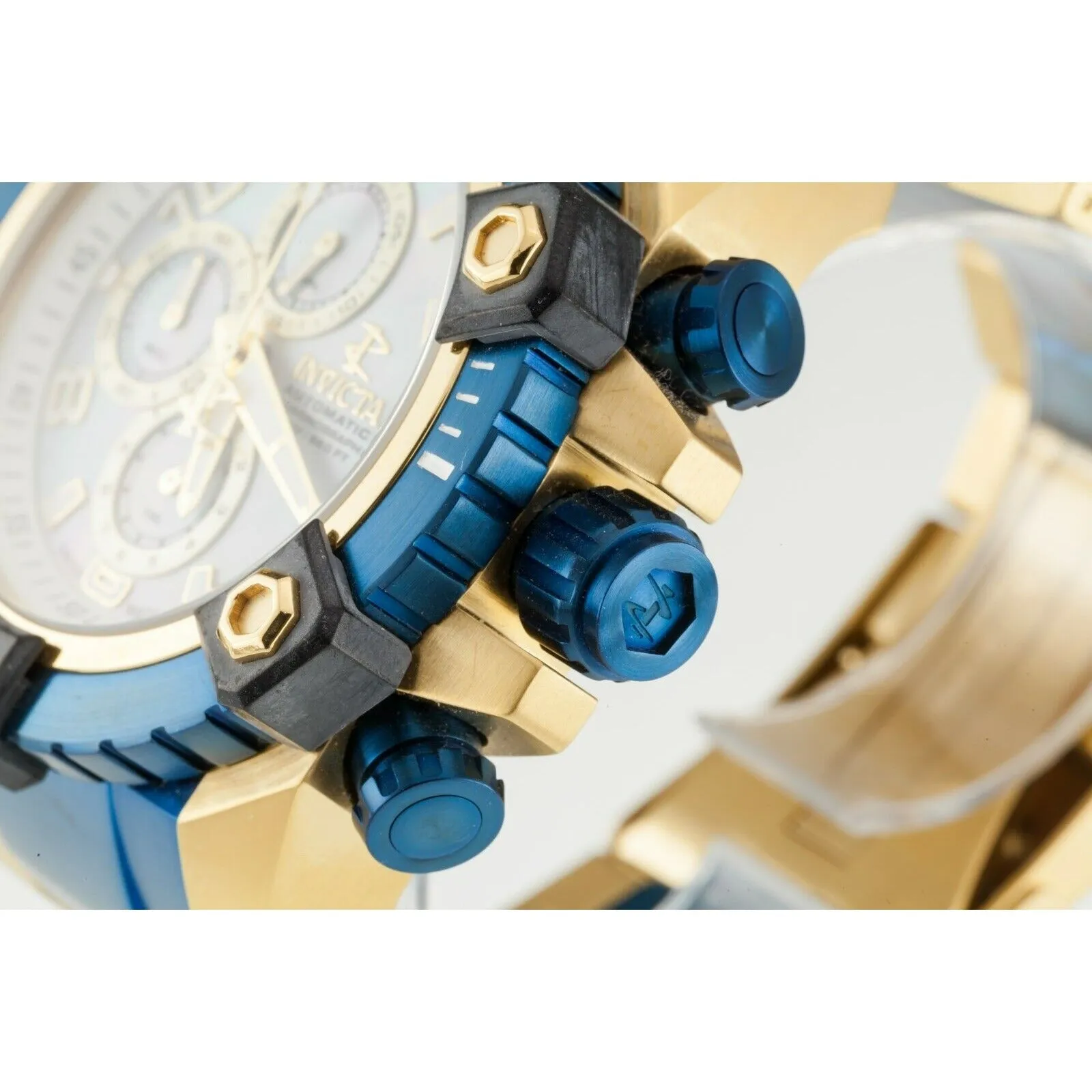 INVICTA 13769 Reserve Octane Swiss Automatic Movt. 52mm Watch MOP Dial!