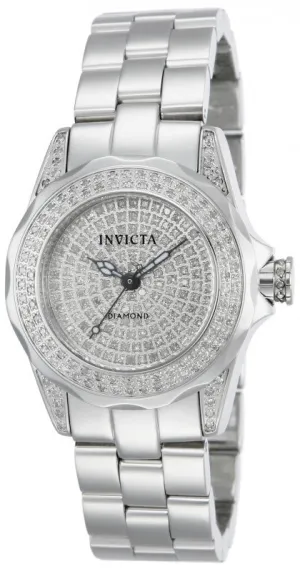 Invicta Women's 13726 Pro Diver Stainless Steel Butterfly Buckle & Clasp Watch