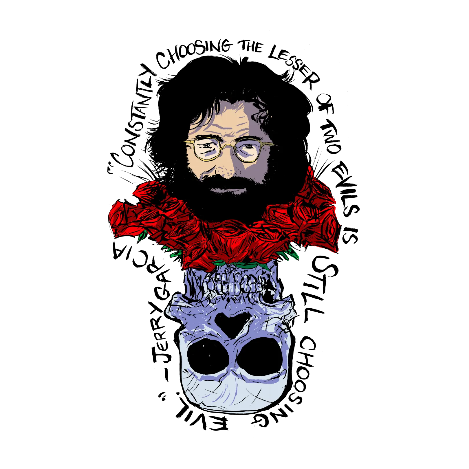 Jerry Garcia | Tie Dye | Men's Tee