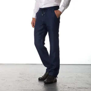 Jogger Pants Linen - Navy