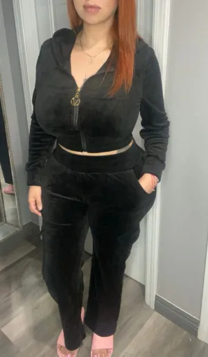 Julie Velour Set(Black)