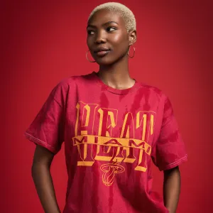 Junk Food Miami HEAT Tie-Dye Tee