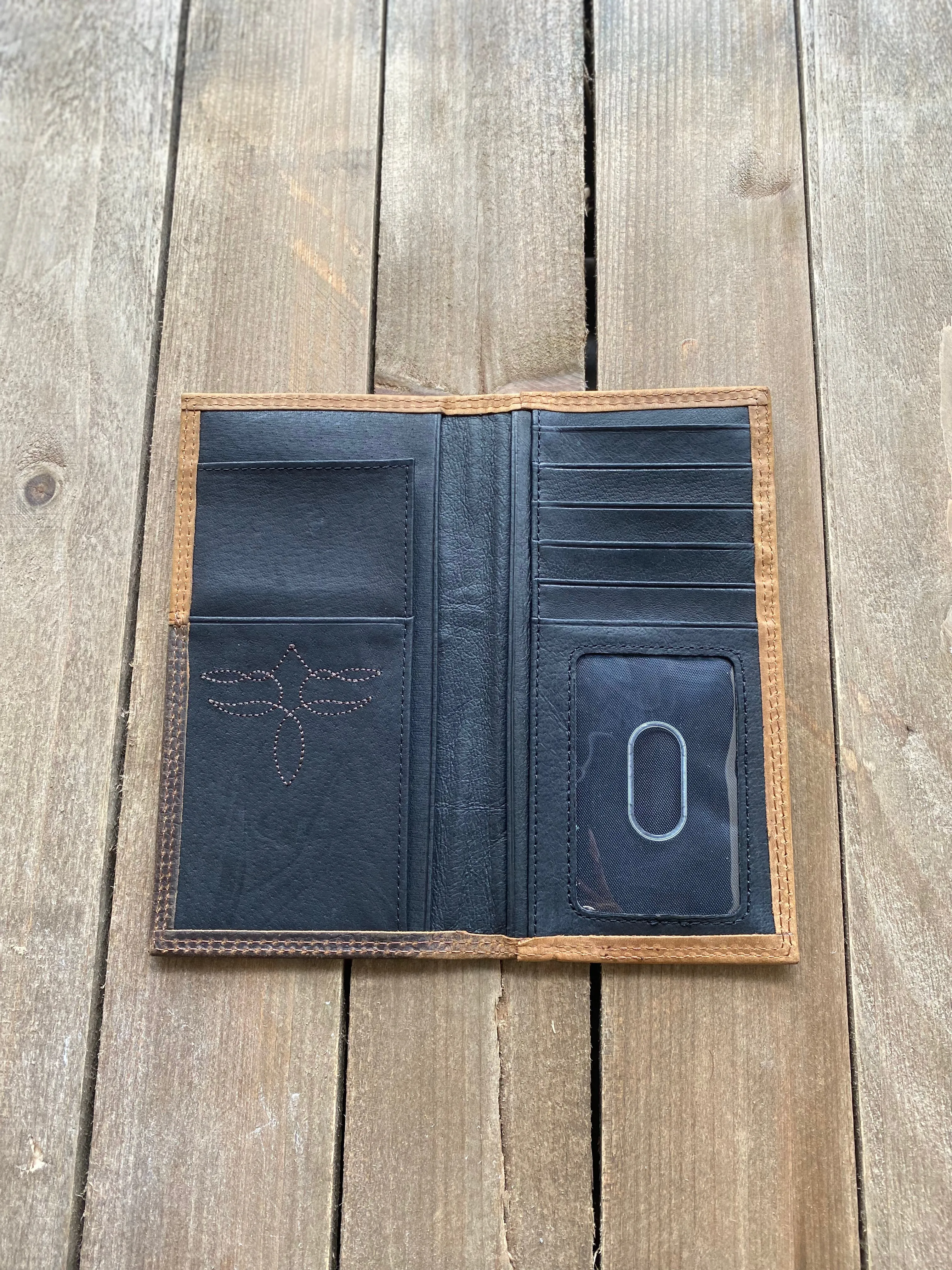 Justin's Rodeo Wallet Serape Inlay