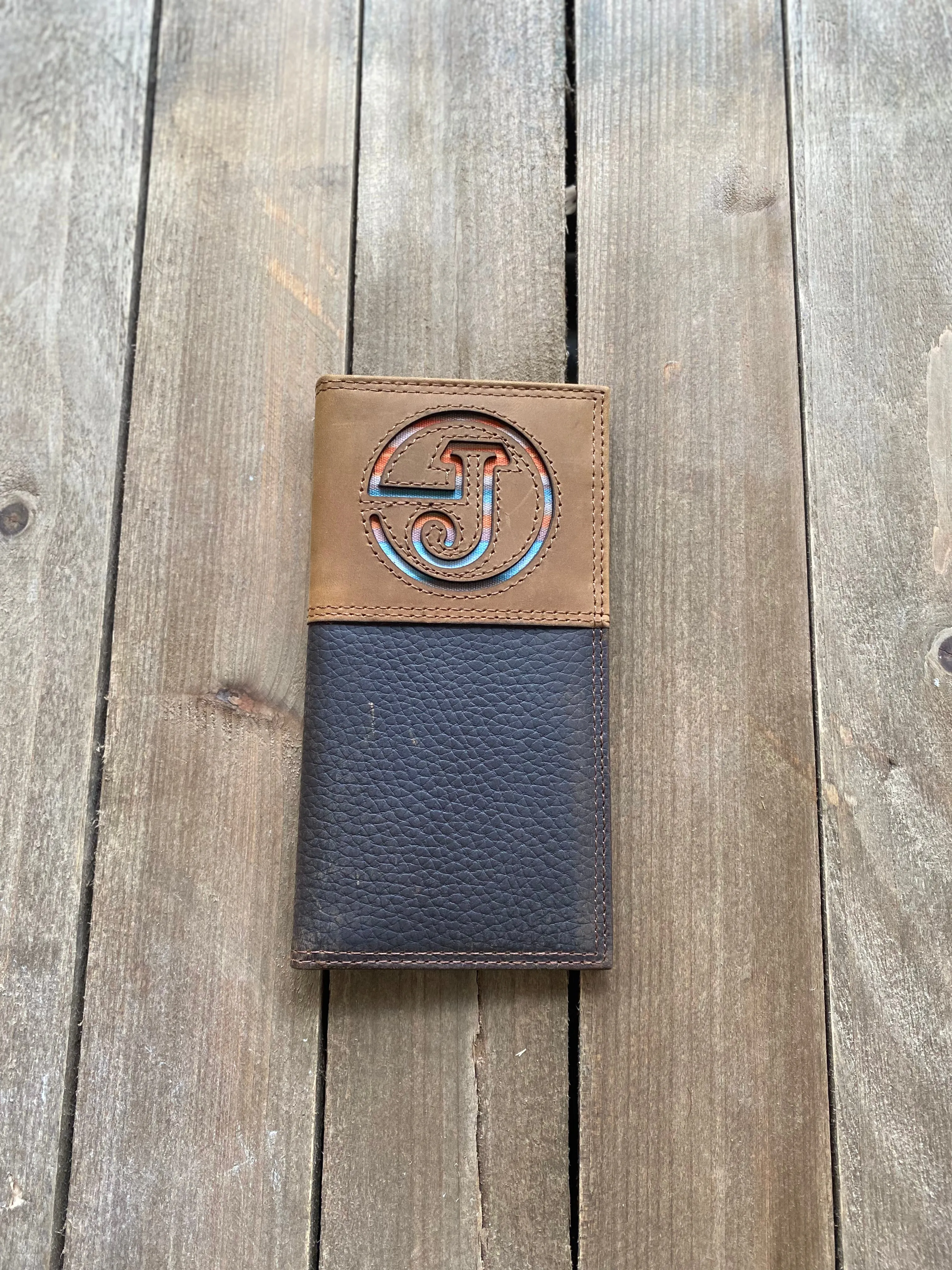 Justin's Rodeo Wallet Serape Inlay