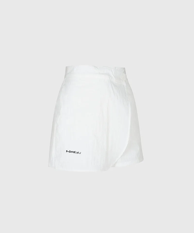 KANDINI Windflow Wrap Skirt - White