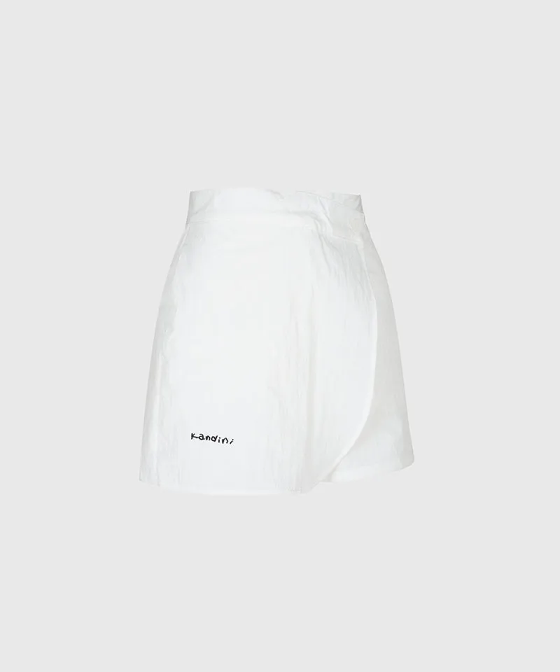 KANDINI Windflow Wrap Skirt - White