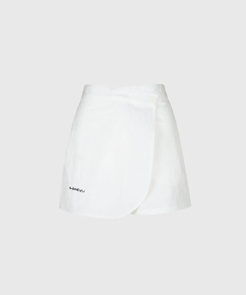 KANDINI Windflow Wrap Skirt - White