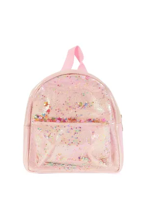 Kids Glitter Backpack Pink - Pack of 6