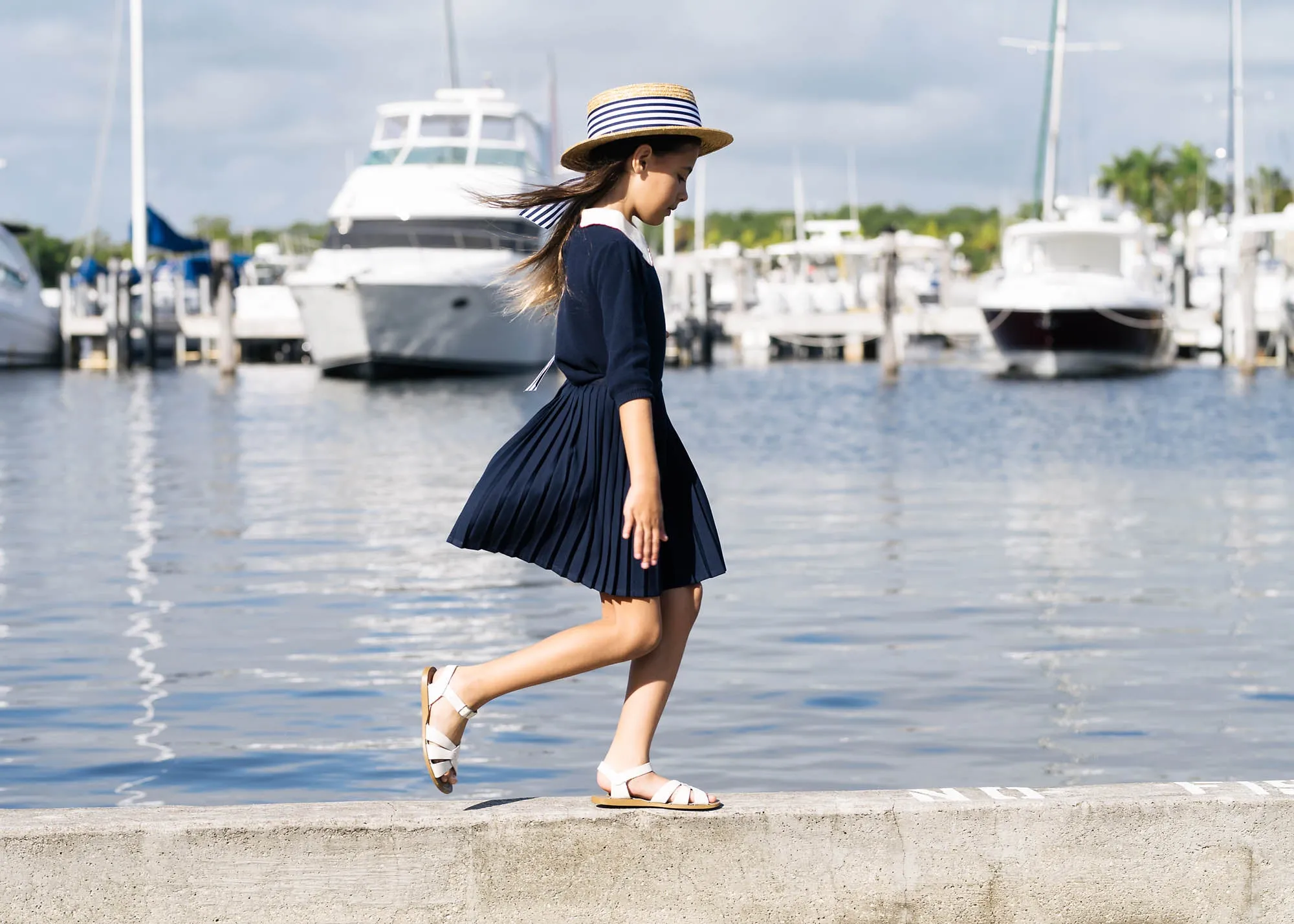 Knife Pleated Skirt