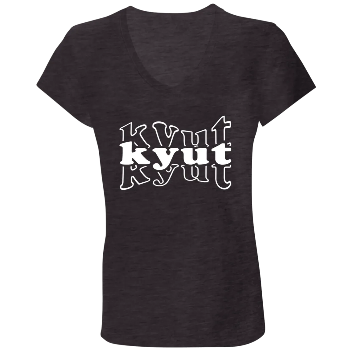 Kyut Ladies Jersey V-Neck T-Shirt