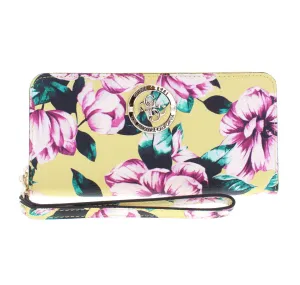 LANDON SLG LARGE ZIP AROUND FLORAL FLORAL MULTI -