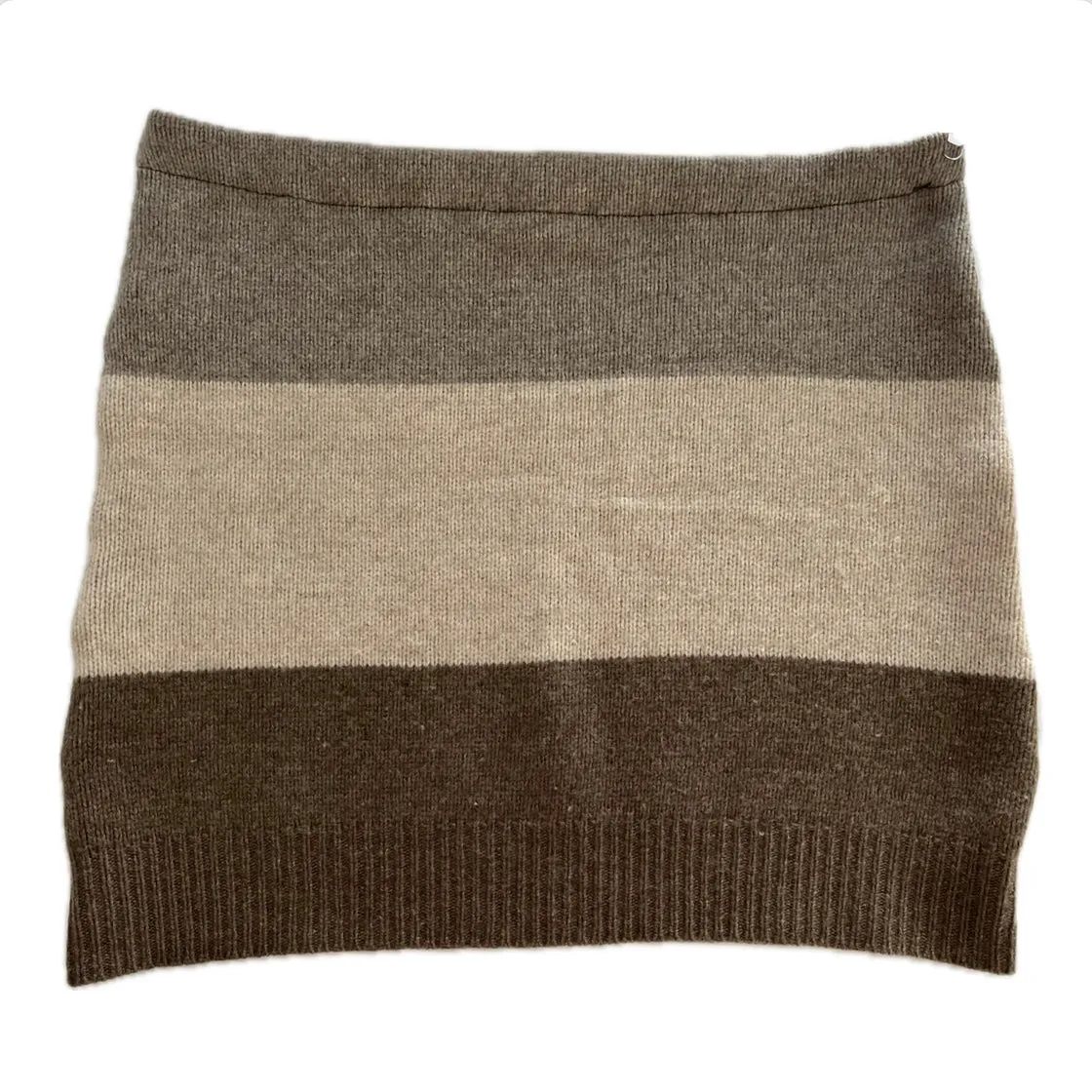 Large Bun Warmer Skirt - Shades of Brown - 228