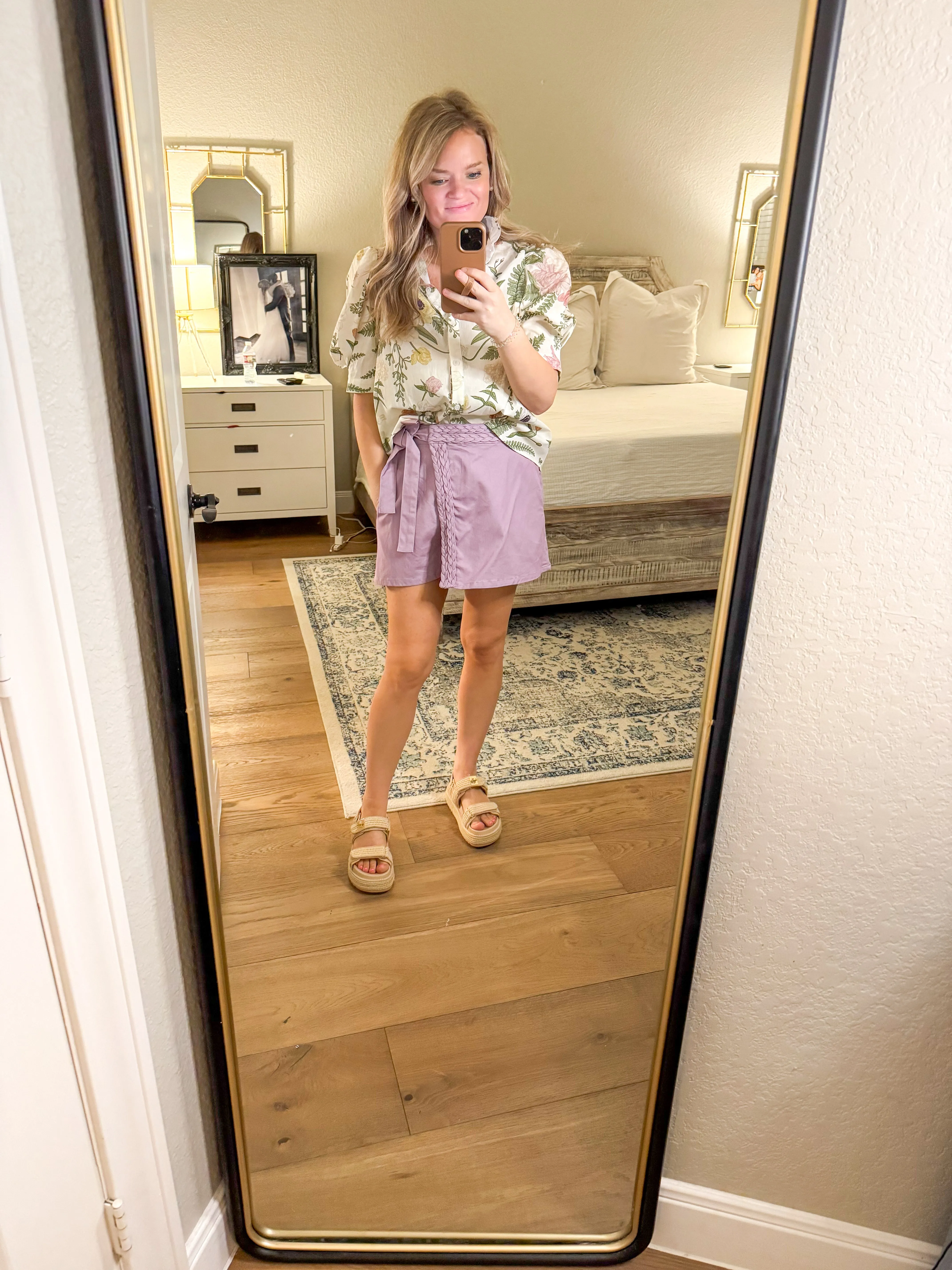 Lavender Braided Skort