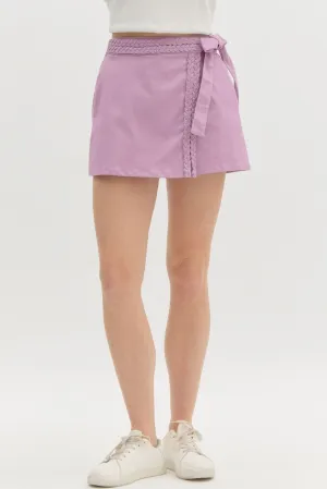 Lavender Braided Skort