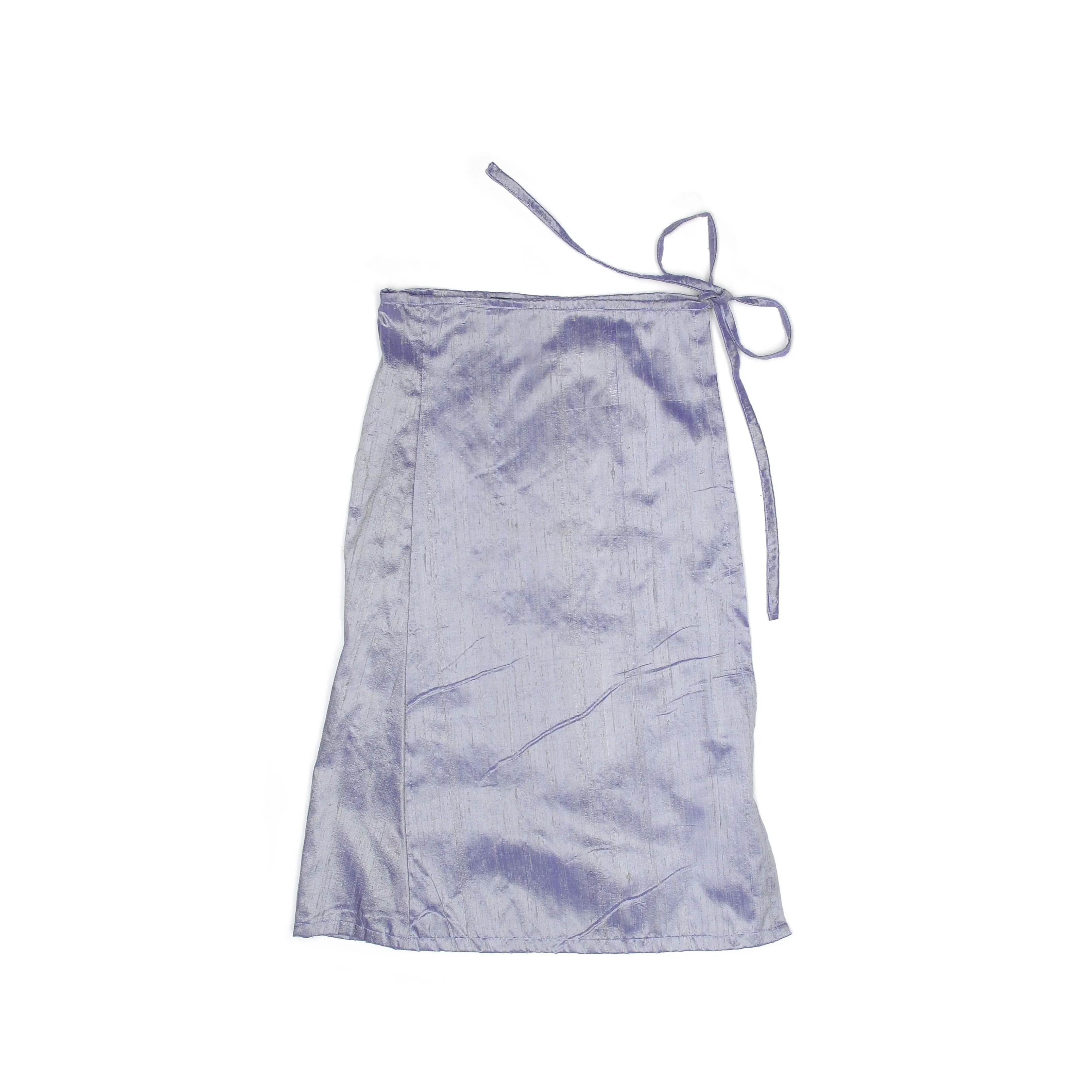 Lavender Silk Wrap Skirt
