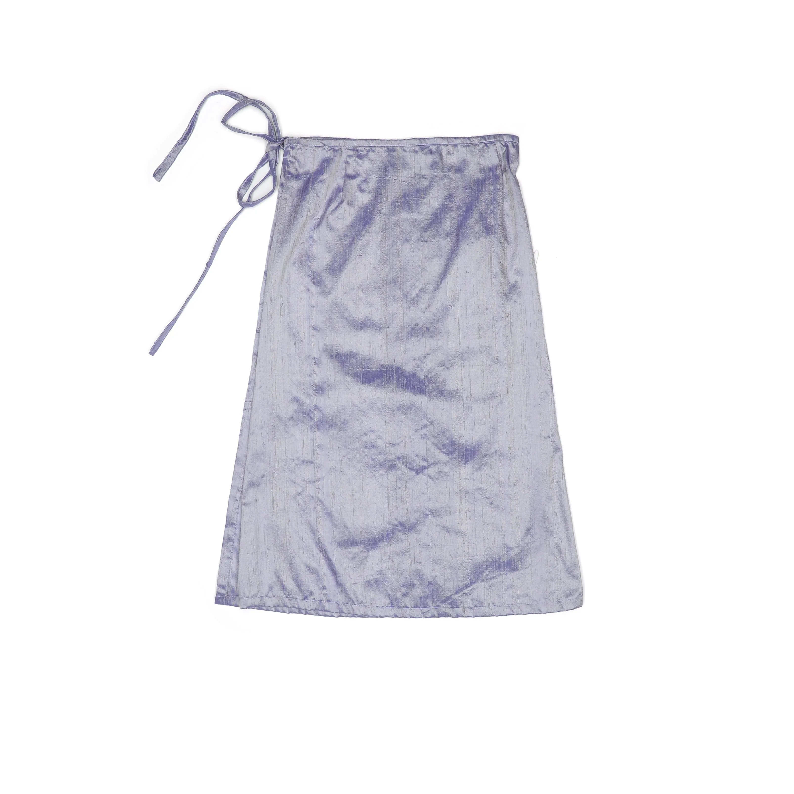 Lavender Silk Wrap Skirt