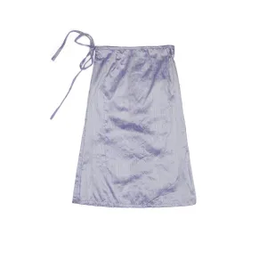 Lavender Silk Wrap Skirt