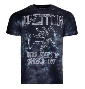 Led Zeppelin USA Tour 77 Tie Dye T-Shirt