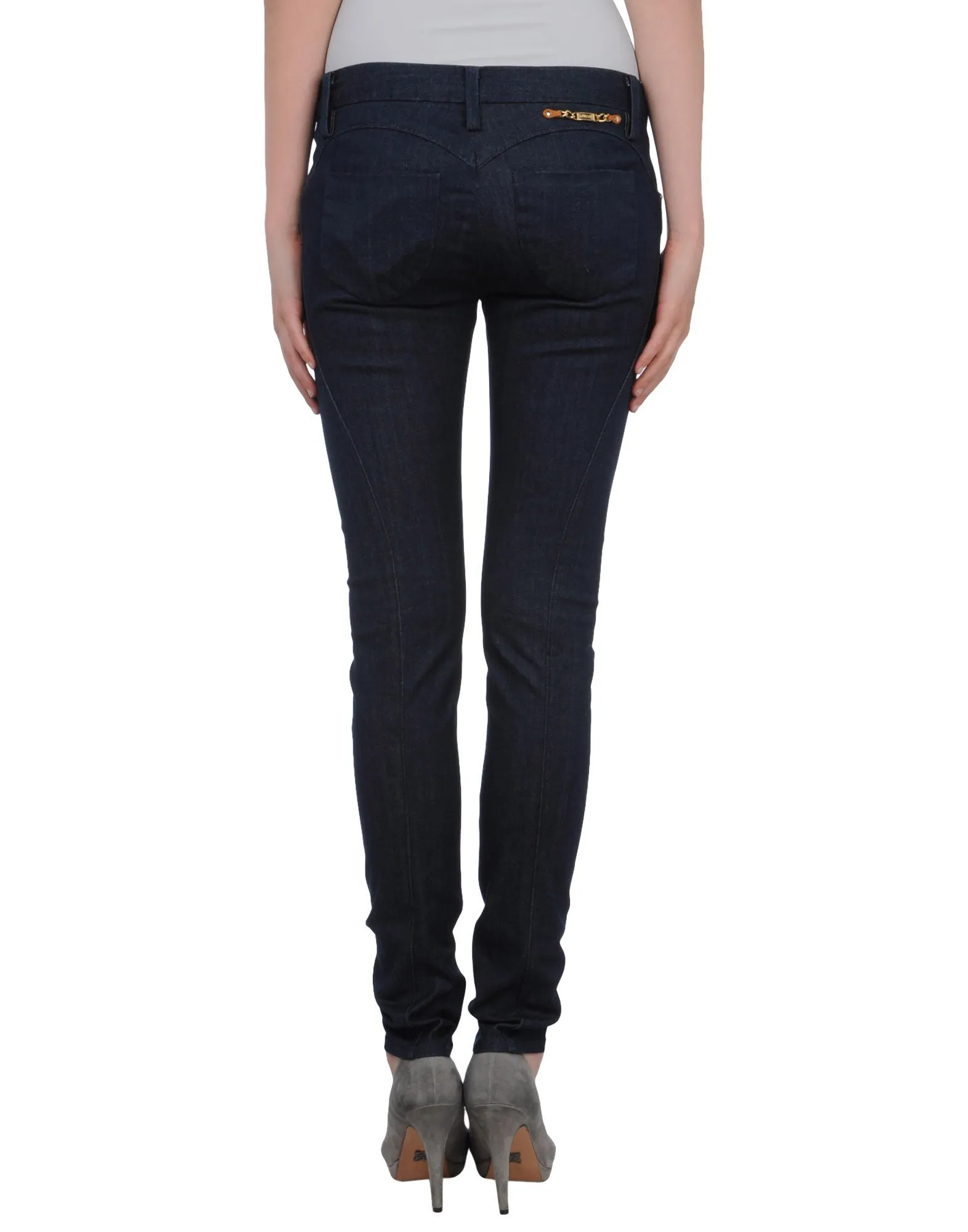 LEROCK Women's Dark Wash Straight Leg Slim Fit High Waist Denim Jeans Sz 27 NEW