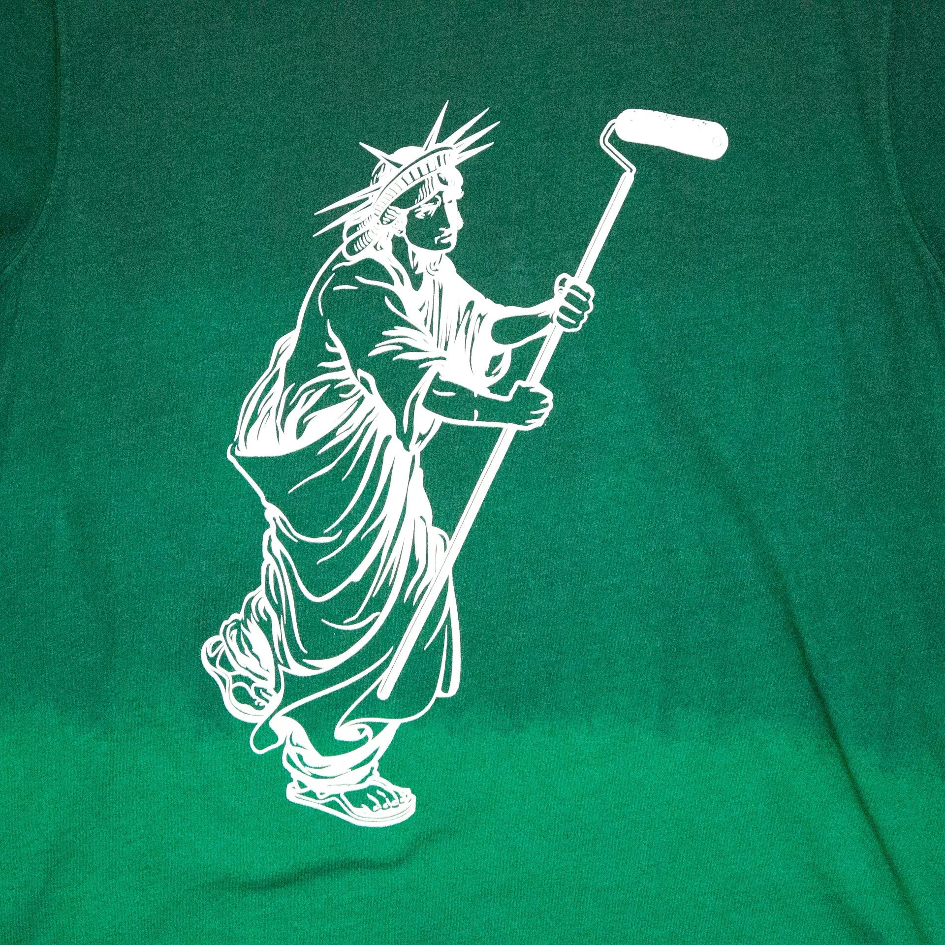 Liberty & Hustle T - Dipped Green