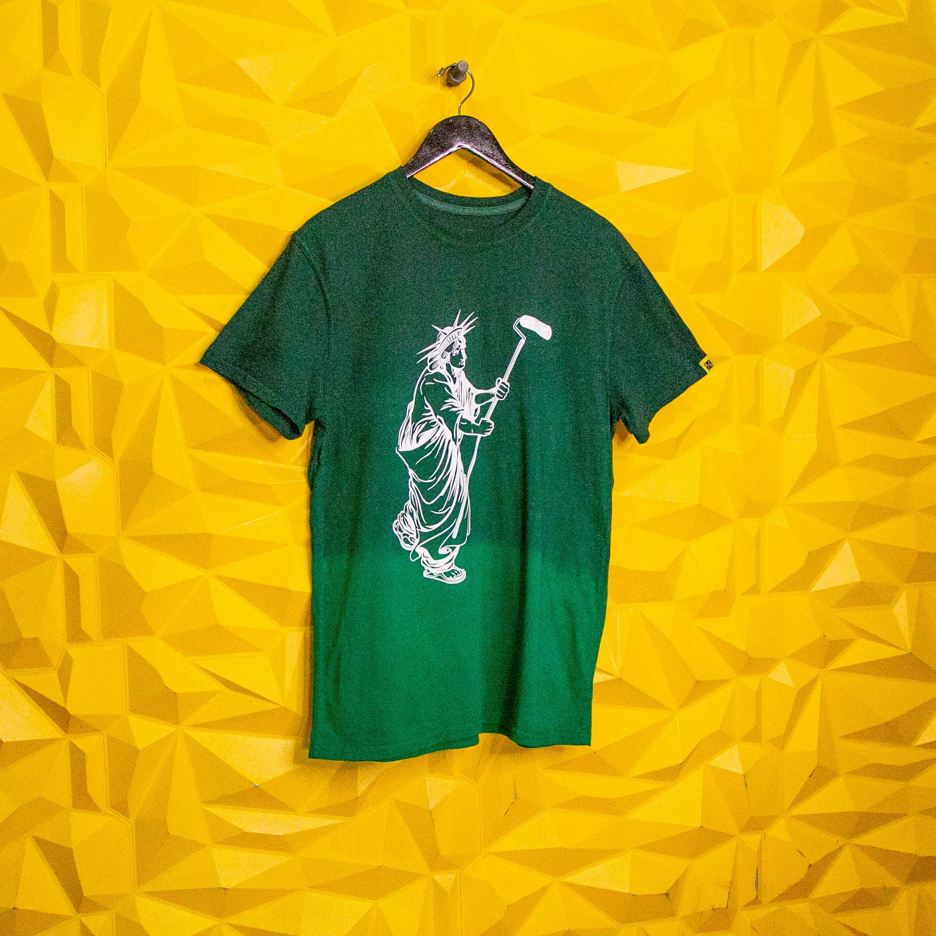 Liberty & Hustle T - Dipped Green