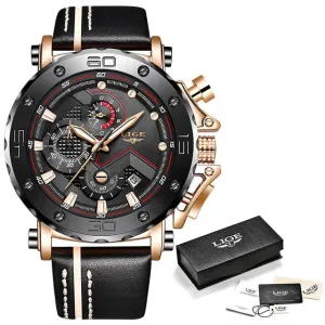 Lige Men's Military Watch