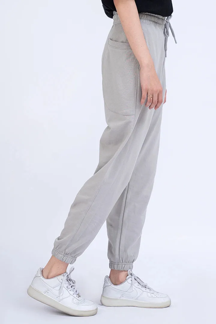 Light Grey Knitted Jogger Pants