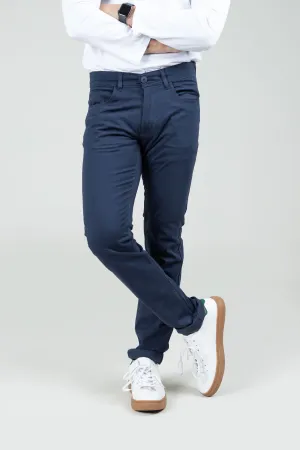 Light Navy-Slim Fit Pants