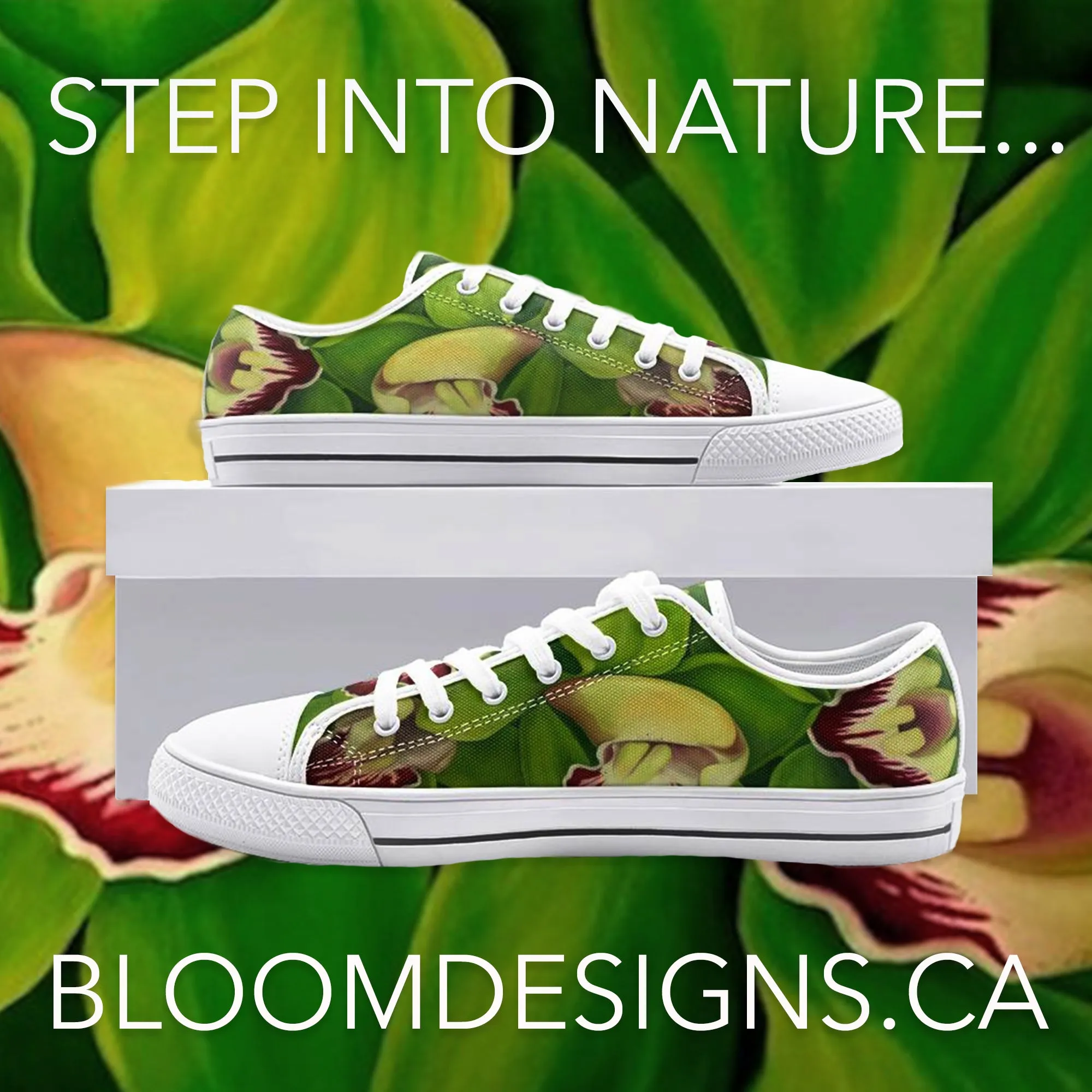 Lime Orchid Low-top Sneakers