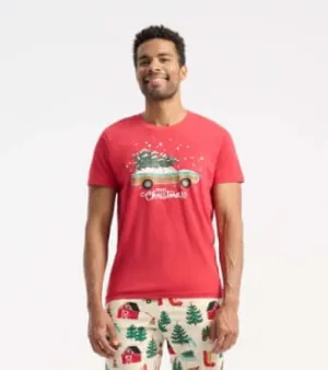 Little Blue House by Hatley | Merry Christmas, Tee | Men's