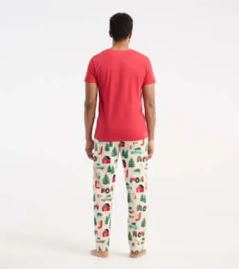 Little Blue House by Hatley | Merry Christmas, Tee | Men's