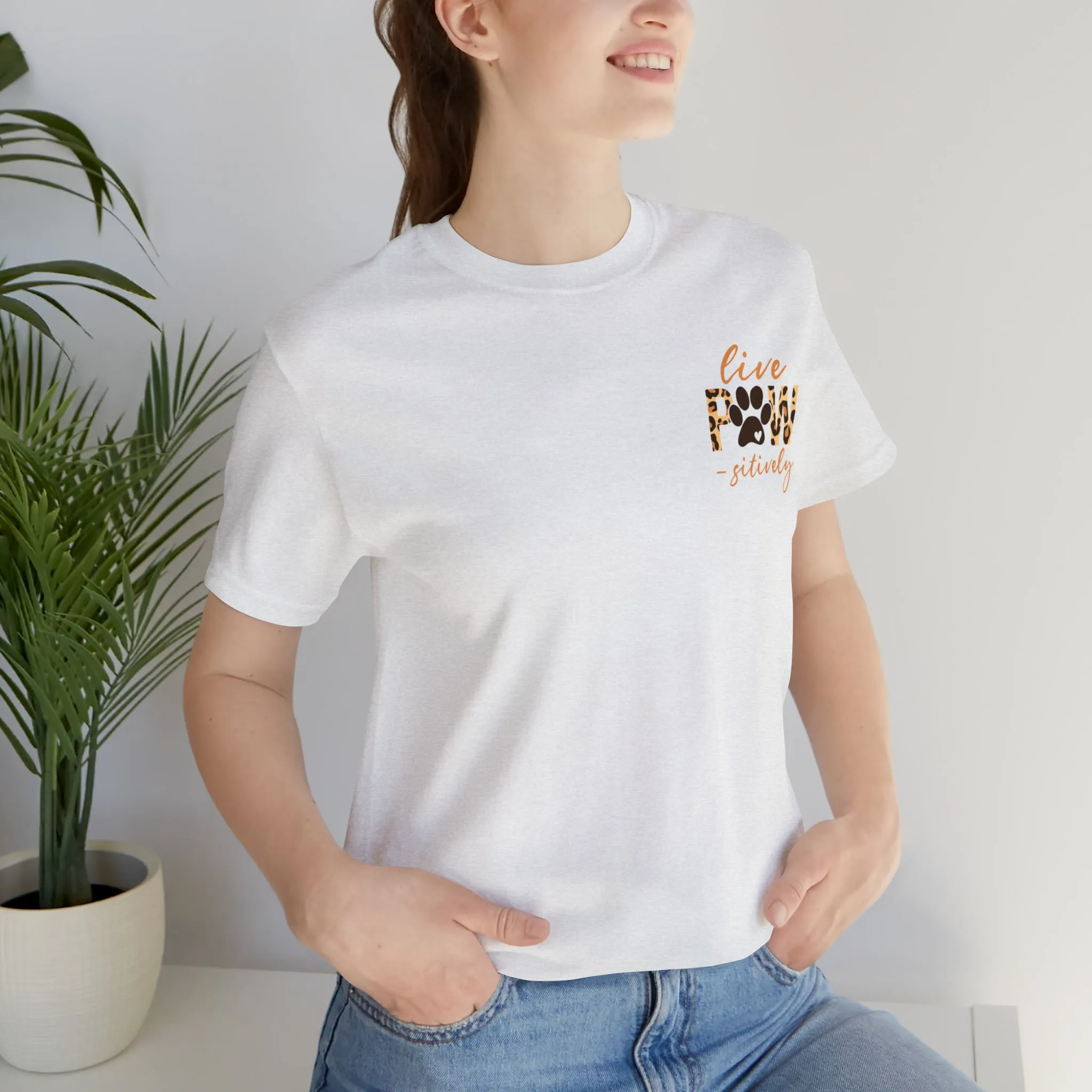 Live Pawsitively Leopard Tee