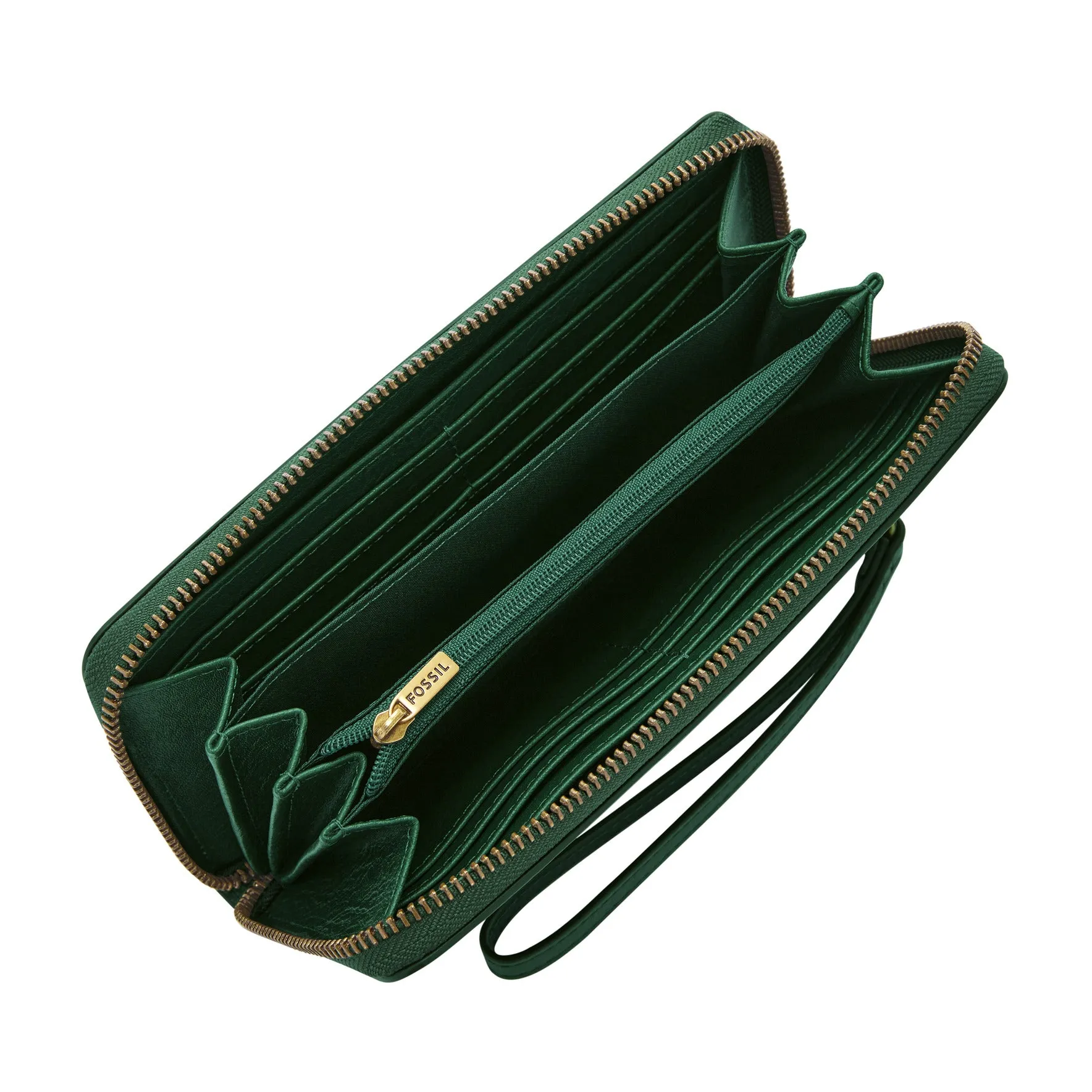 Logan RFID Zip Around Clutch