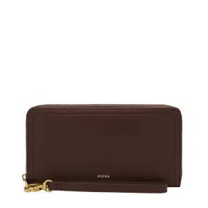 Logan RFID Zip Around Clutch
