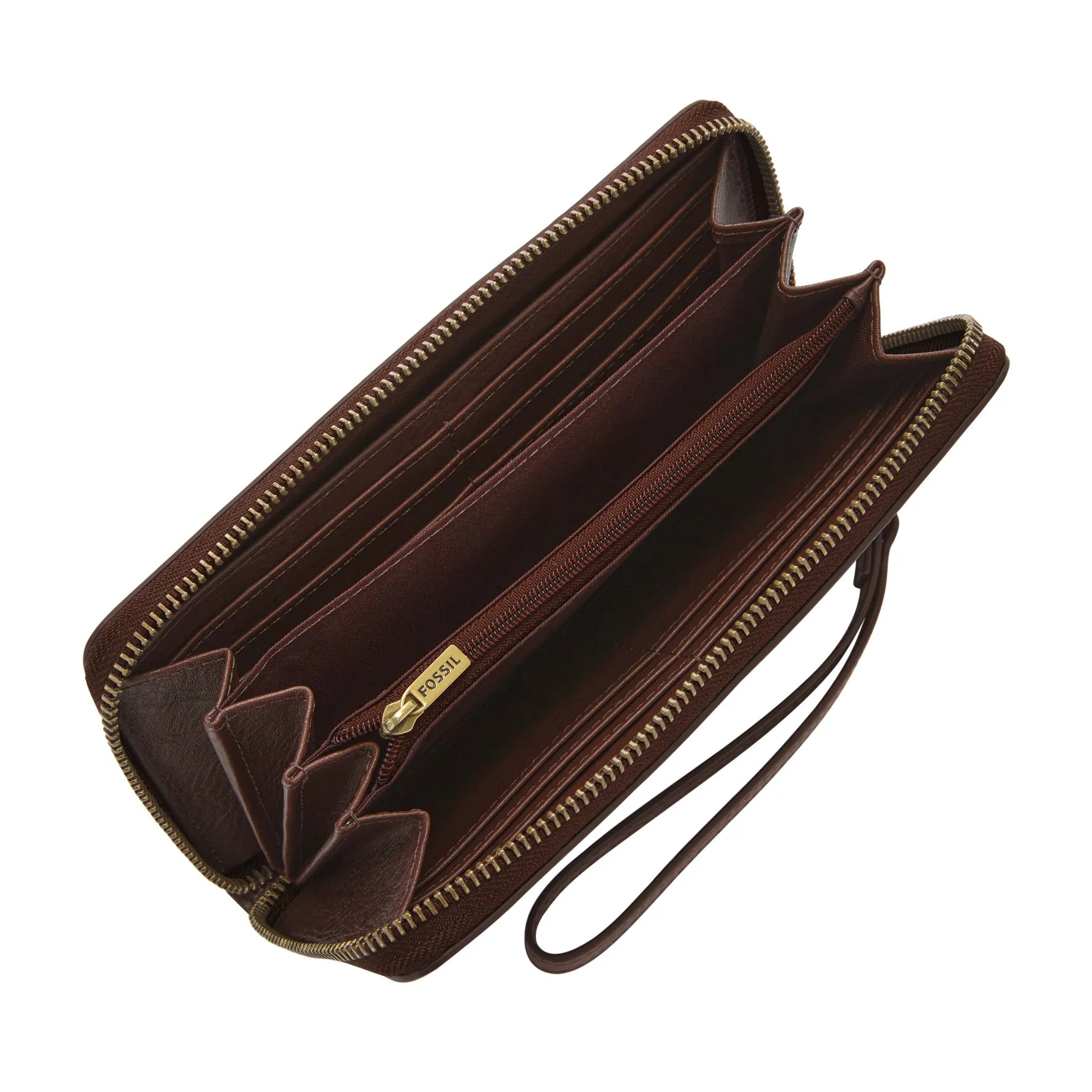 Logan RFID Zip Around Clutch