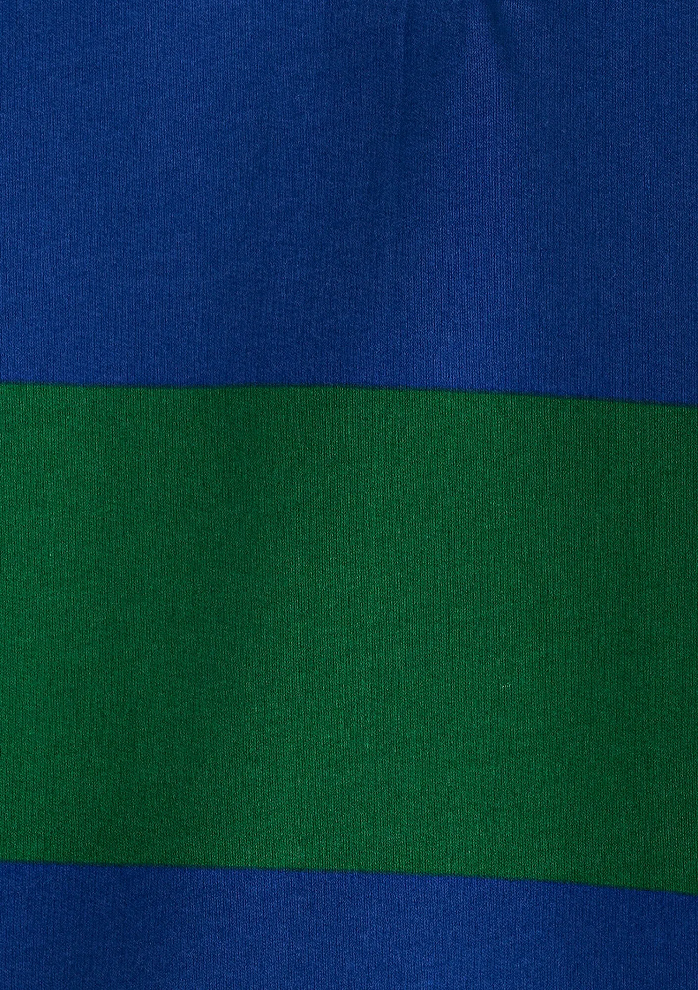 Long Sleeve Green Striped Polo T-Shirt
