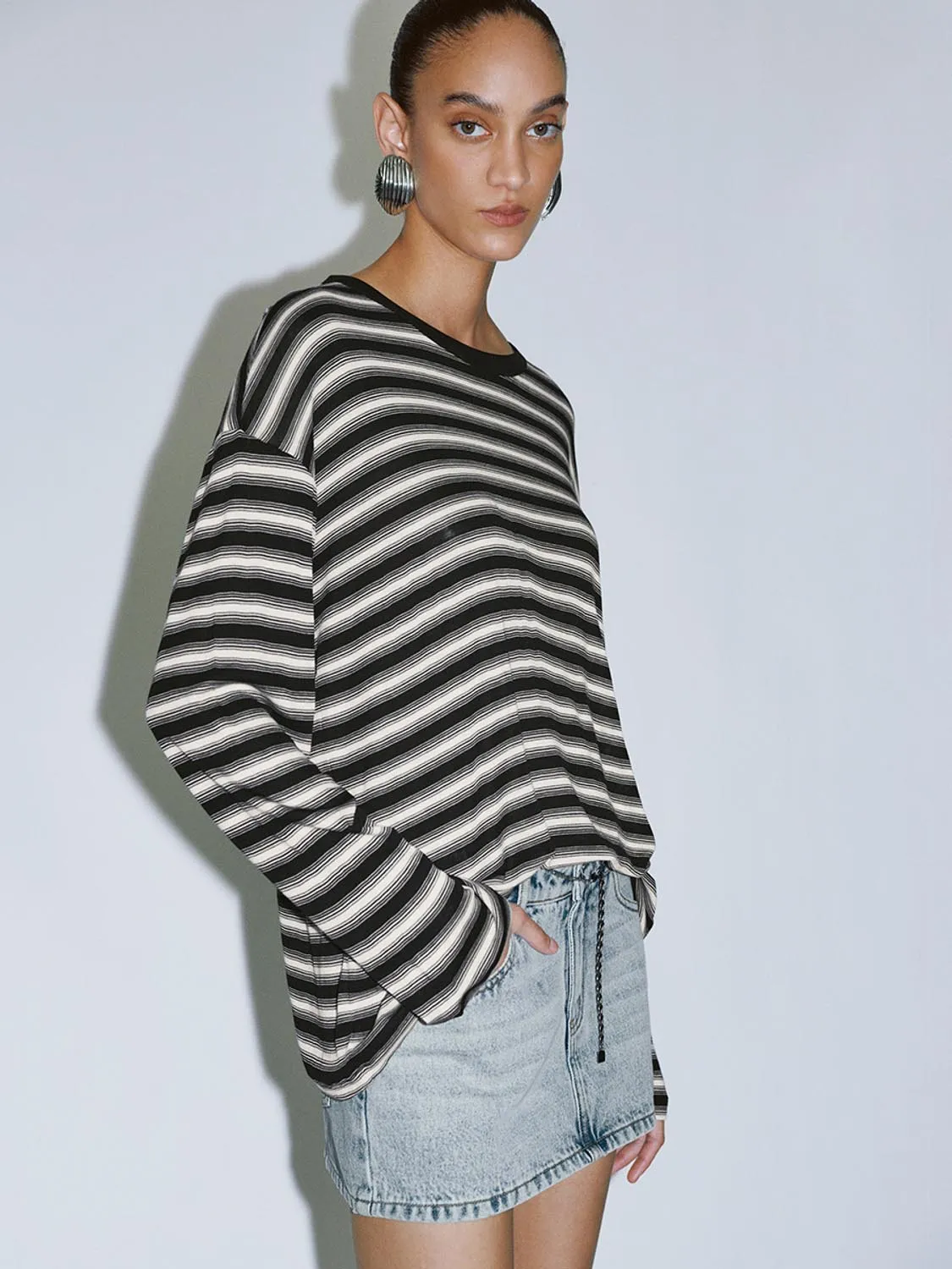 Long Sleeve Striped T-Shirts