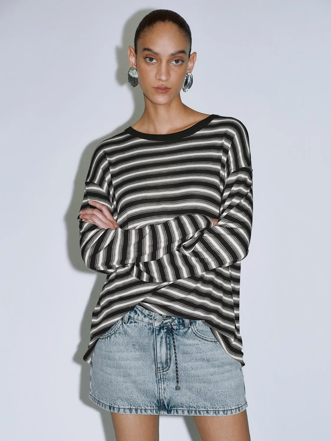 Long Sleeve Striped T-Shirts