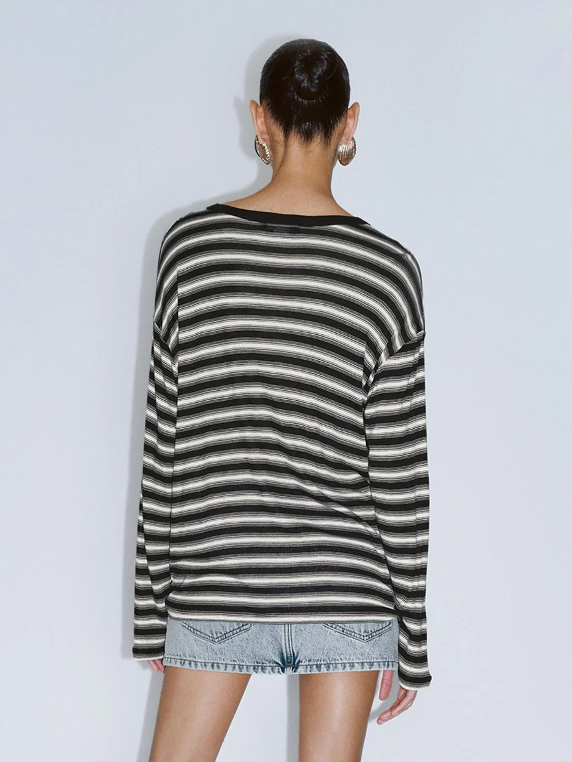 Long Sleeve Striped T-Shirts