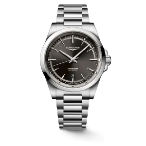 Longines Conquest 2023 41mm Black Dial Steel Men's Watch L38304526