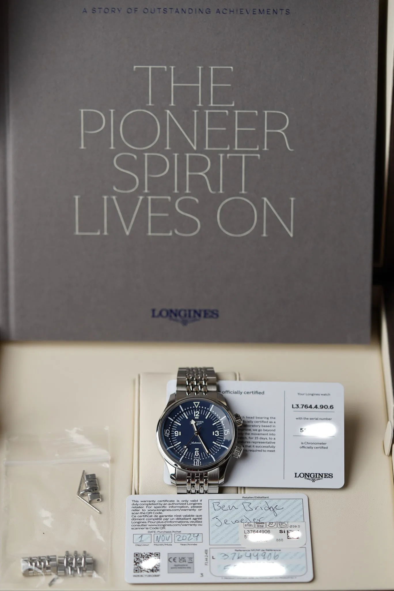 Longines Legend Diver 39mm Blue L3.764.4.90.7