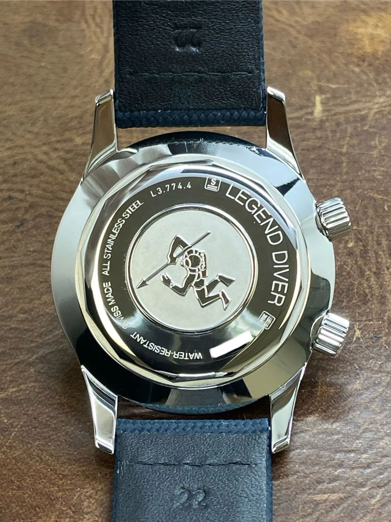 Longines Legend Diver 42mm L3.774.4.90.2 Blue Dial Automatic Men's Watch