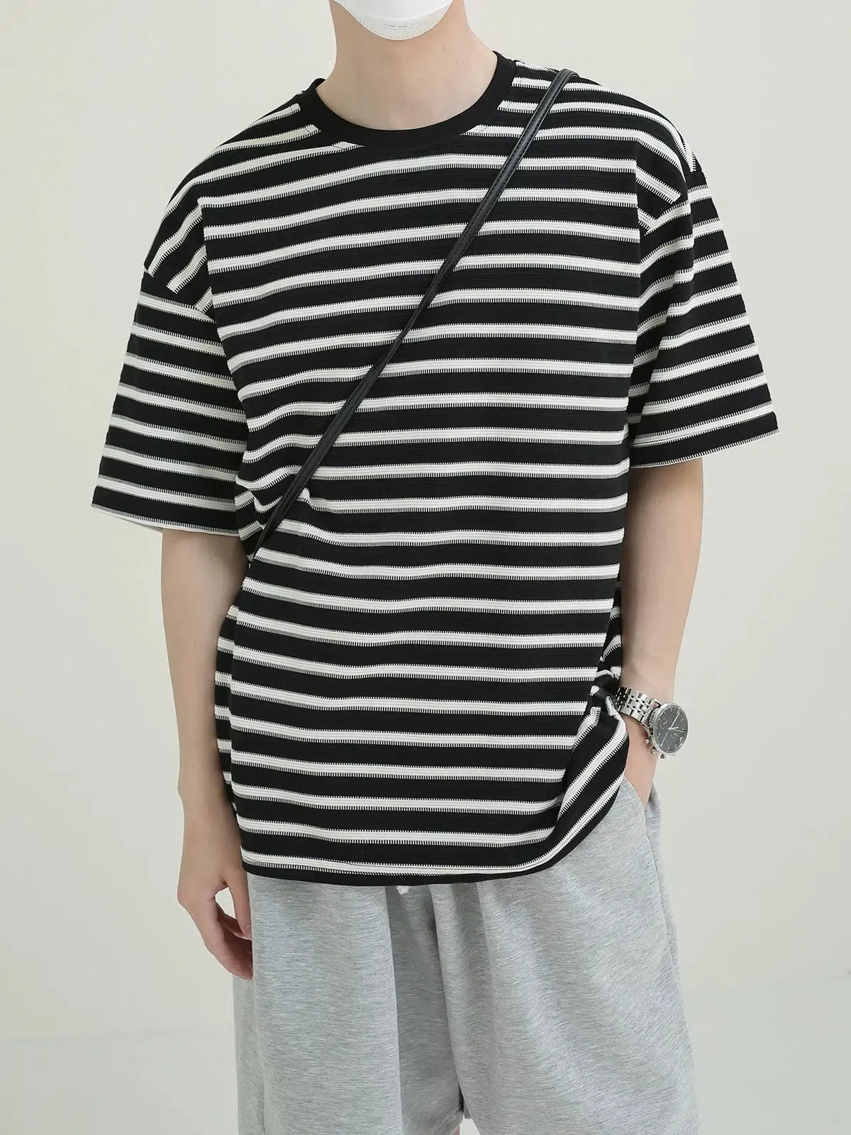 Loose Fit Striped T-shirt